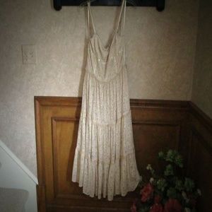 Vintage INC International Concepts Lace Spaghetti Strap Dress
